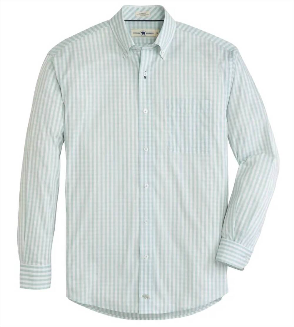 NEW ONWARD RESERVE men's butler classic quad shirt in surf